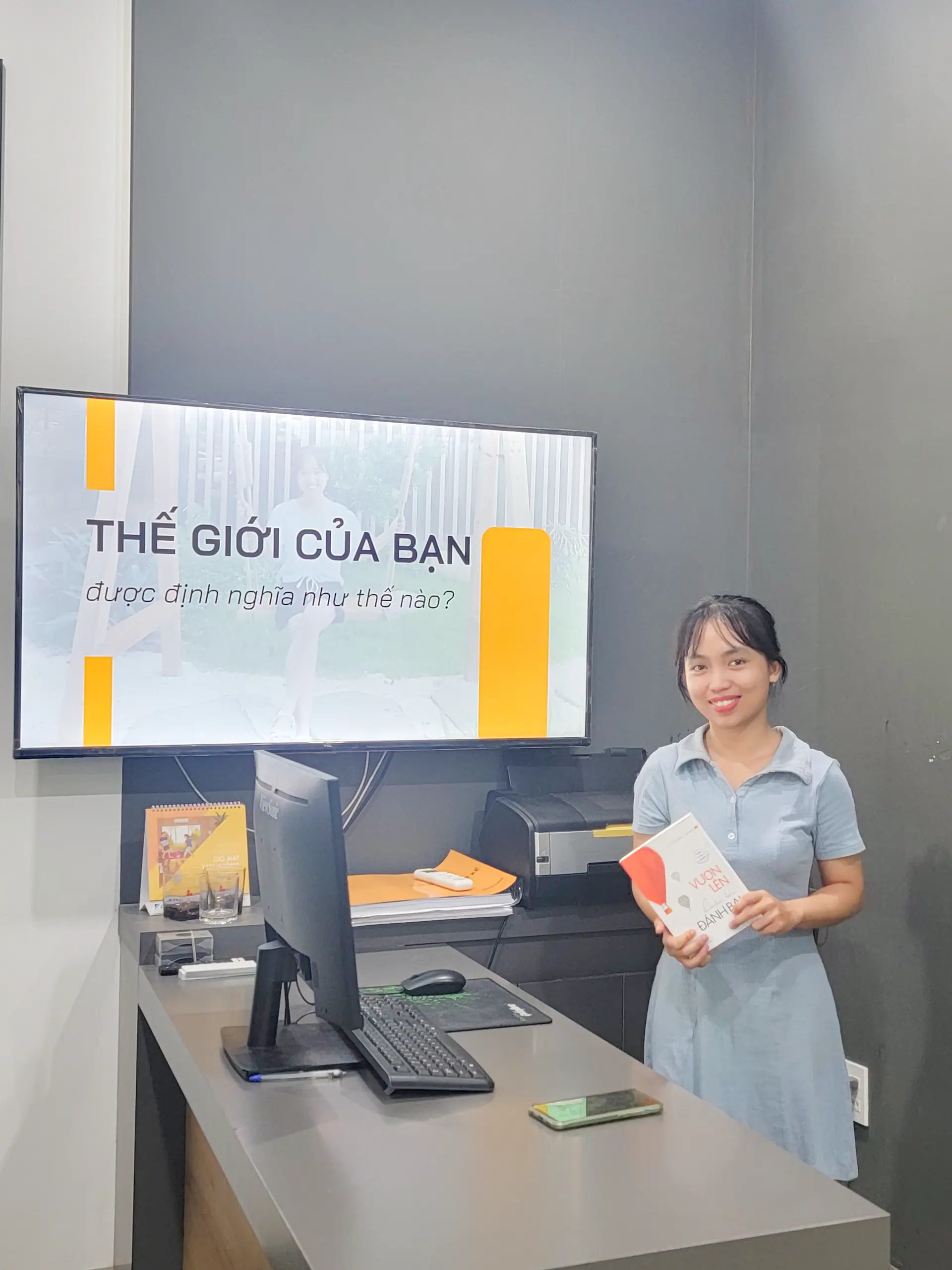 Nhật Linh mang đến nội dung mà bản thân đúc kết từ cuốn sách Vươn lên hay bị đánh bại