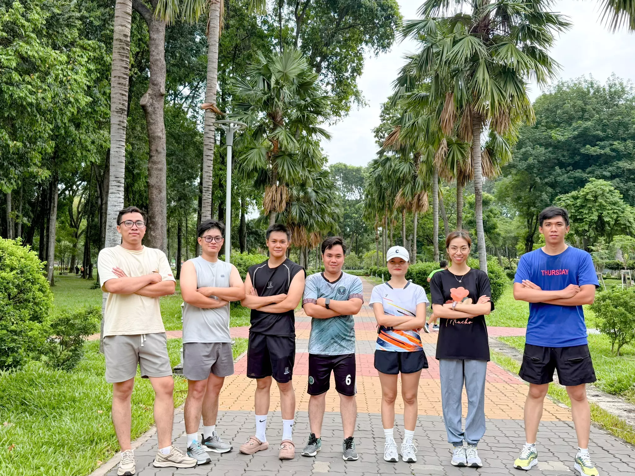 Các thành viên cùng hoạt động Long run cuối tuần