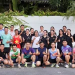 Những bước chân sau giờ làm, phòng Marketing và Thi công gặp nhau trong một nhịp chạy chung.