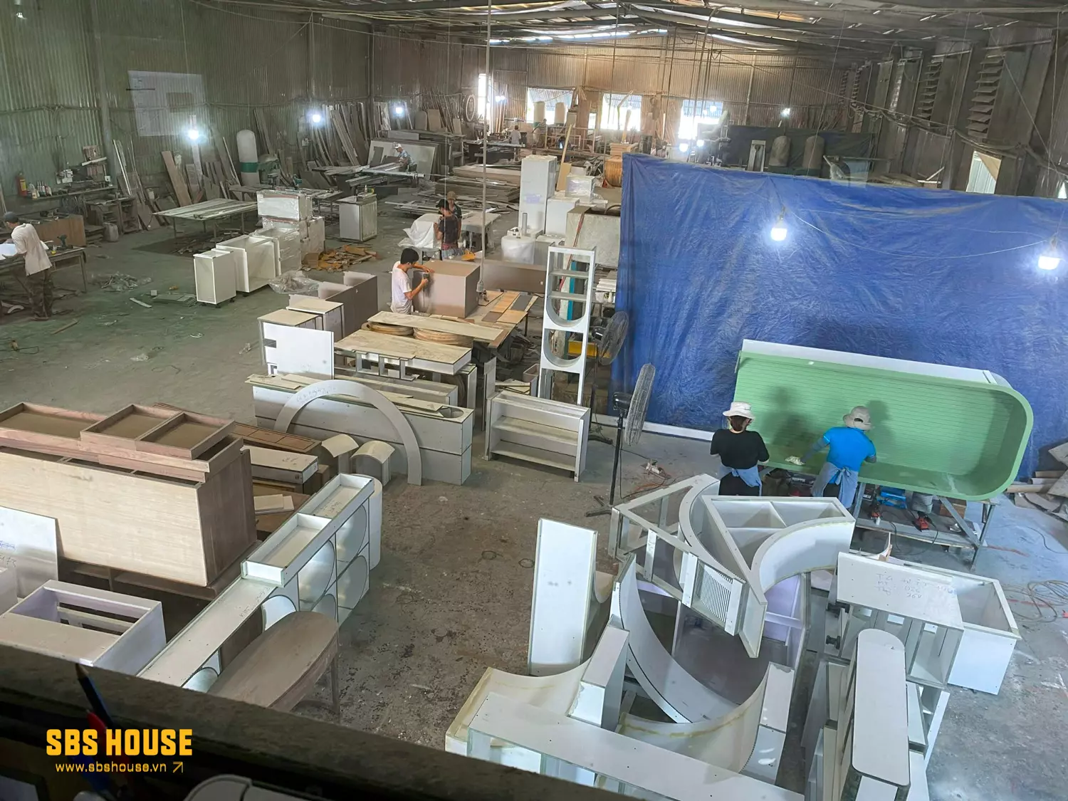 Xưởng xản xuất nội thất SBS