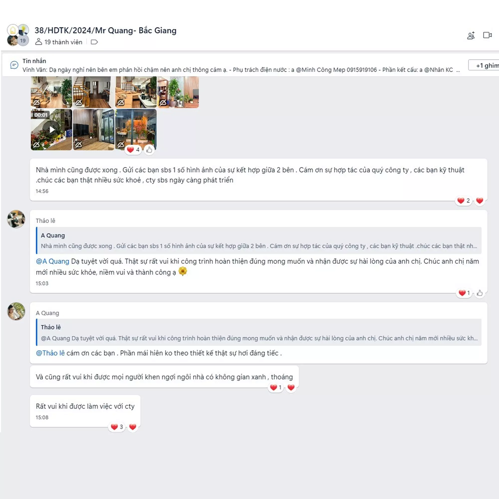 feedback của khách hàng tại Bắc Giang