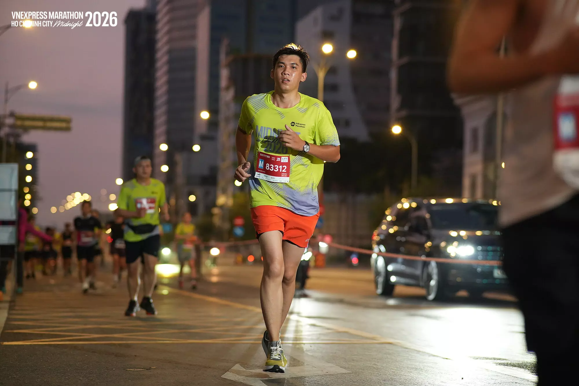 Các thành viên tại VnExpress Marathon Ho Chi Minh.