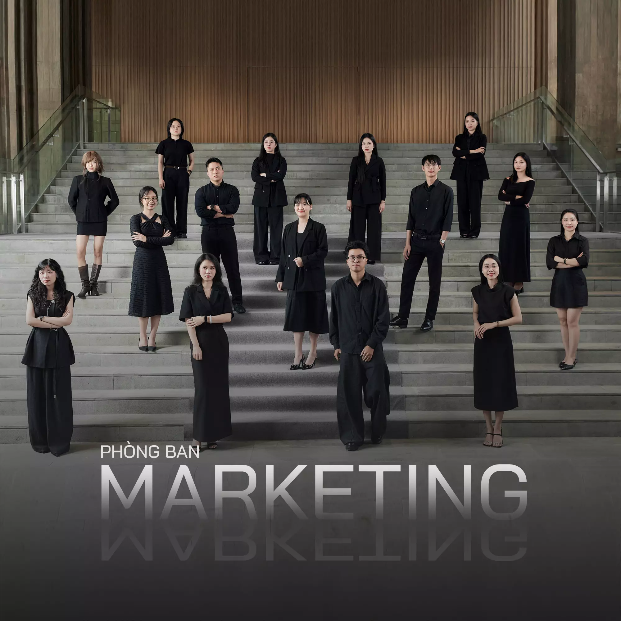 Đội ngũ phòng Marketing 