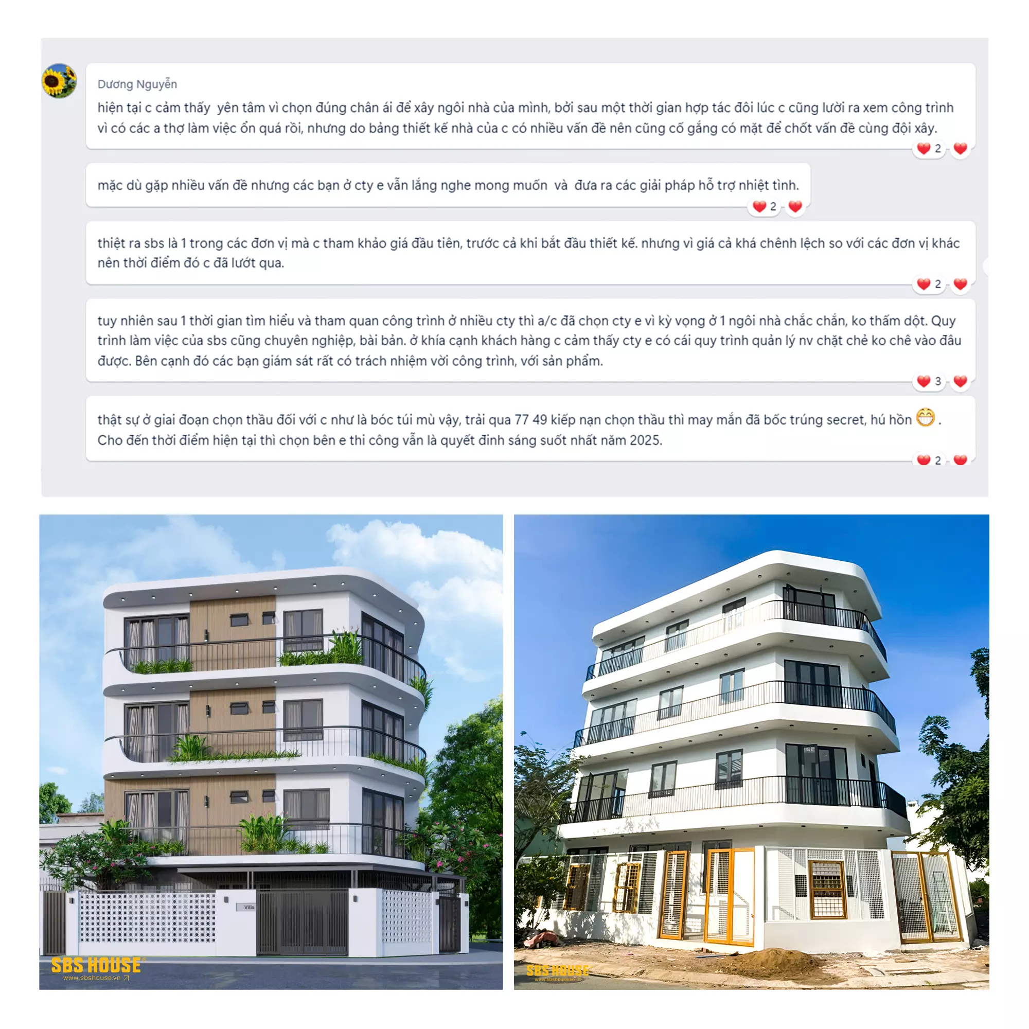 Feedback của khách hàng miền Nam