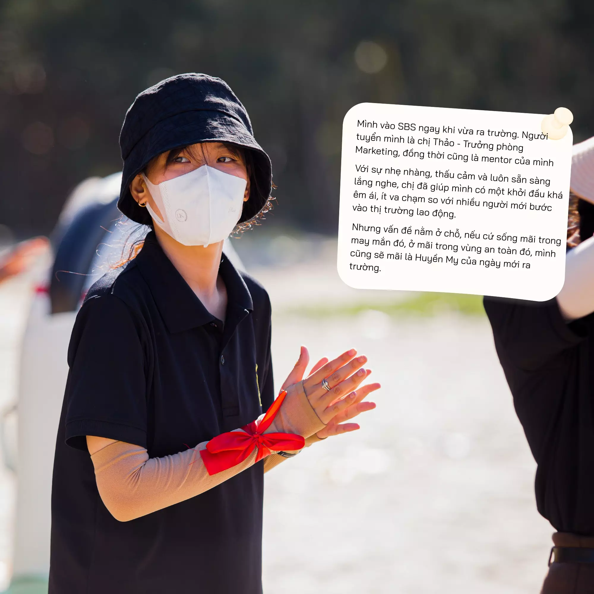 My gắn bó với SBS từ những ngày vừa mới ra trường và quãng thời gian đó đã có nhiều kỷ niệm với My