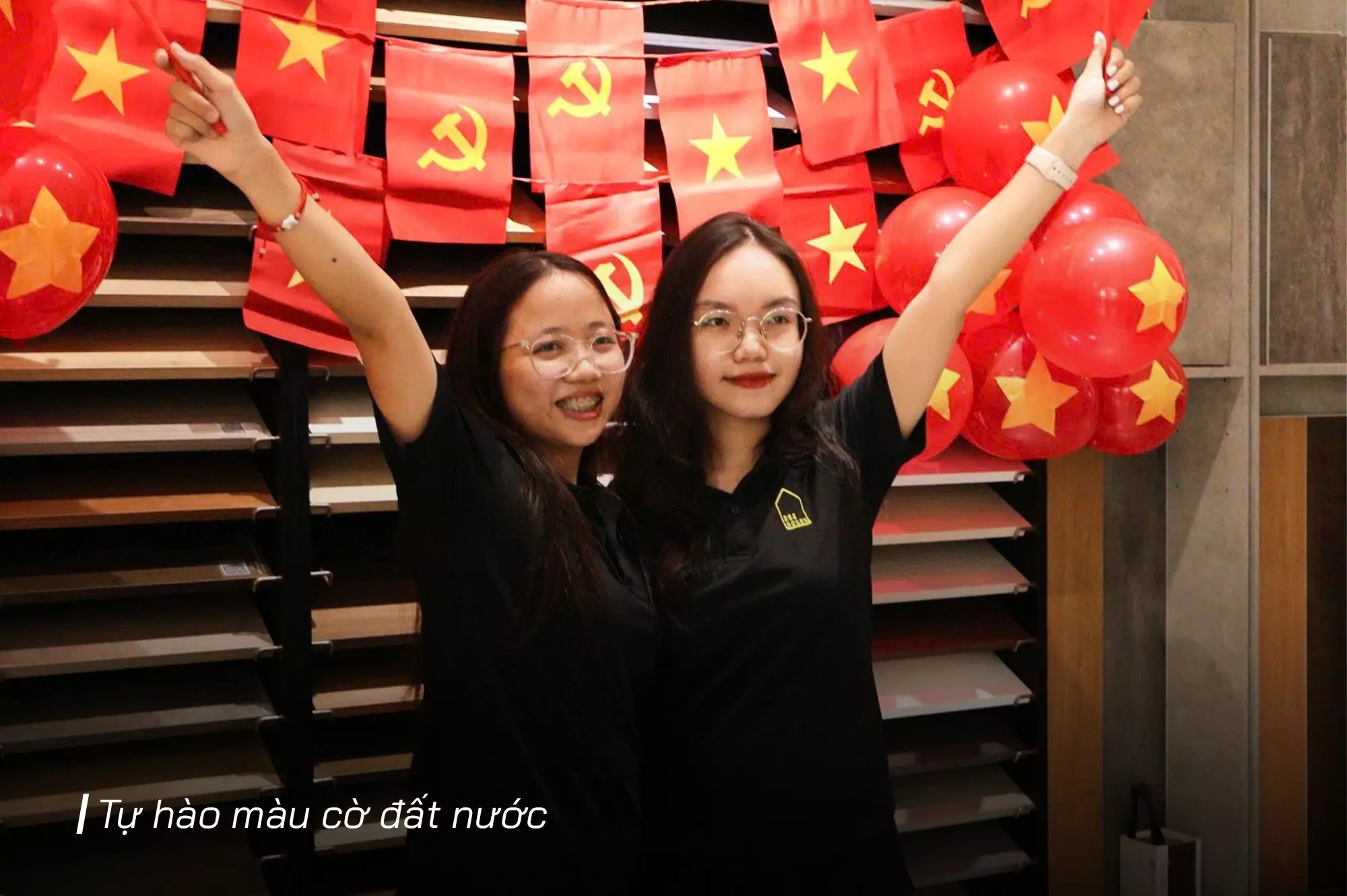 Tự hào màu cờ đất nước nhân ngày 30/4