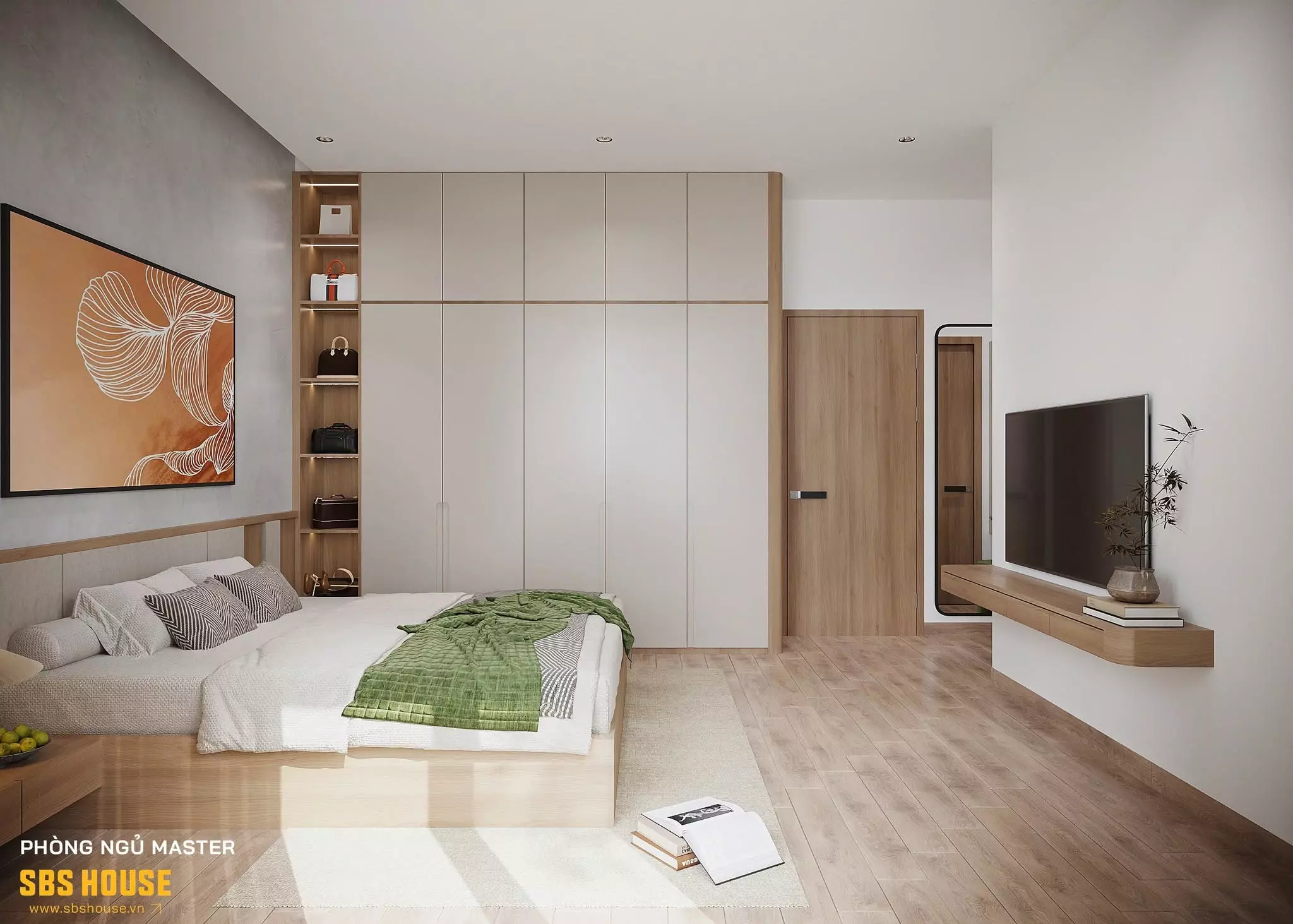 Hình ảnh phòng ngủ công trình H's House Nam Định