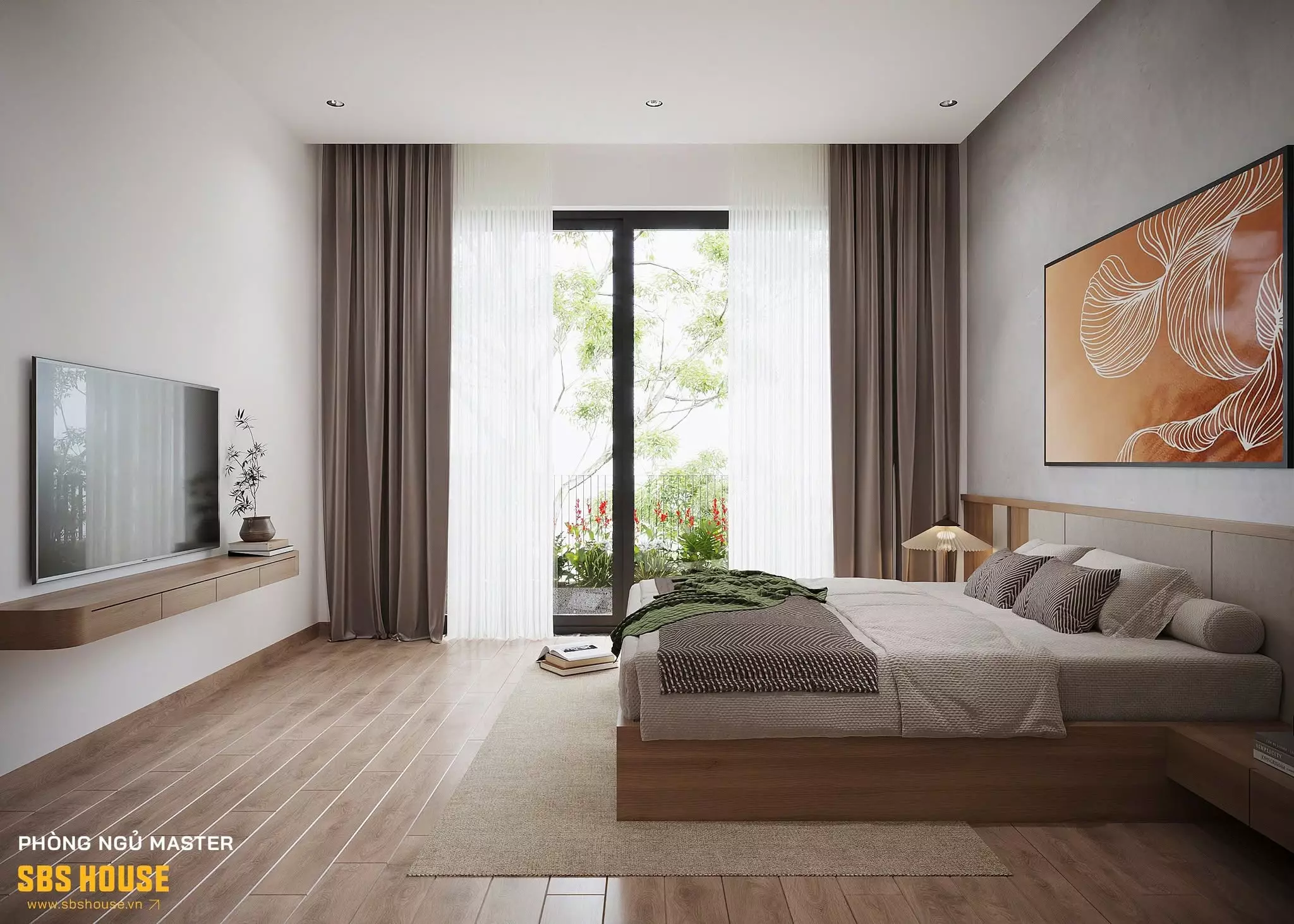 Hình ảnh phòng ngủ công trình H's House Nam Định