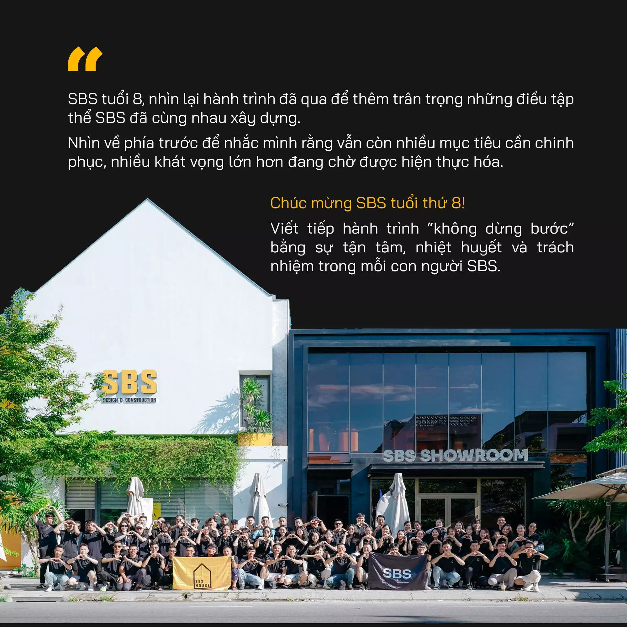 SBS tuổi 8 nhìn lại hành trình để thêm trân trọng và vững bước với những khát vọng mới 